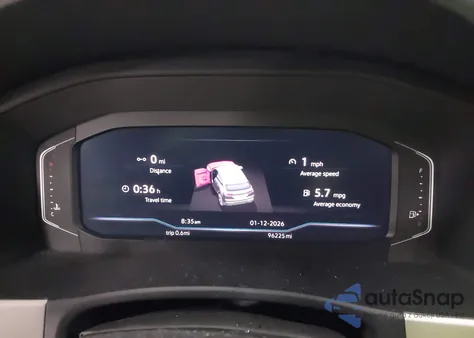 2020 Volkswagen Atlas Cross Sport 3.6L V6 Sel z USA, uszkodzony, nr VIN 1V2ME2CA4LC209620